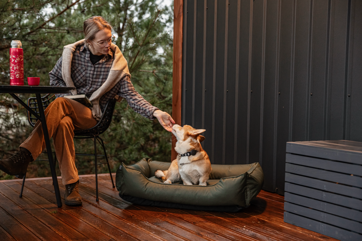 Chester & Lee | Waterproof Sleeper Dog Bed Green by Chester & Lee, product image 12