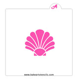 Seashell Cookie Stencil