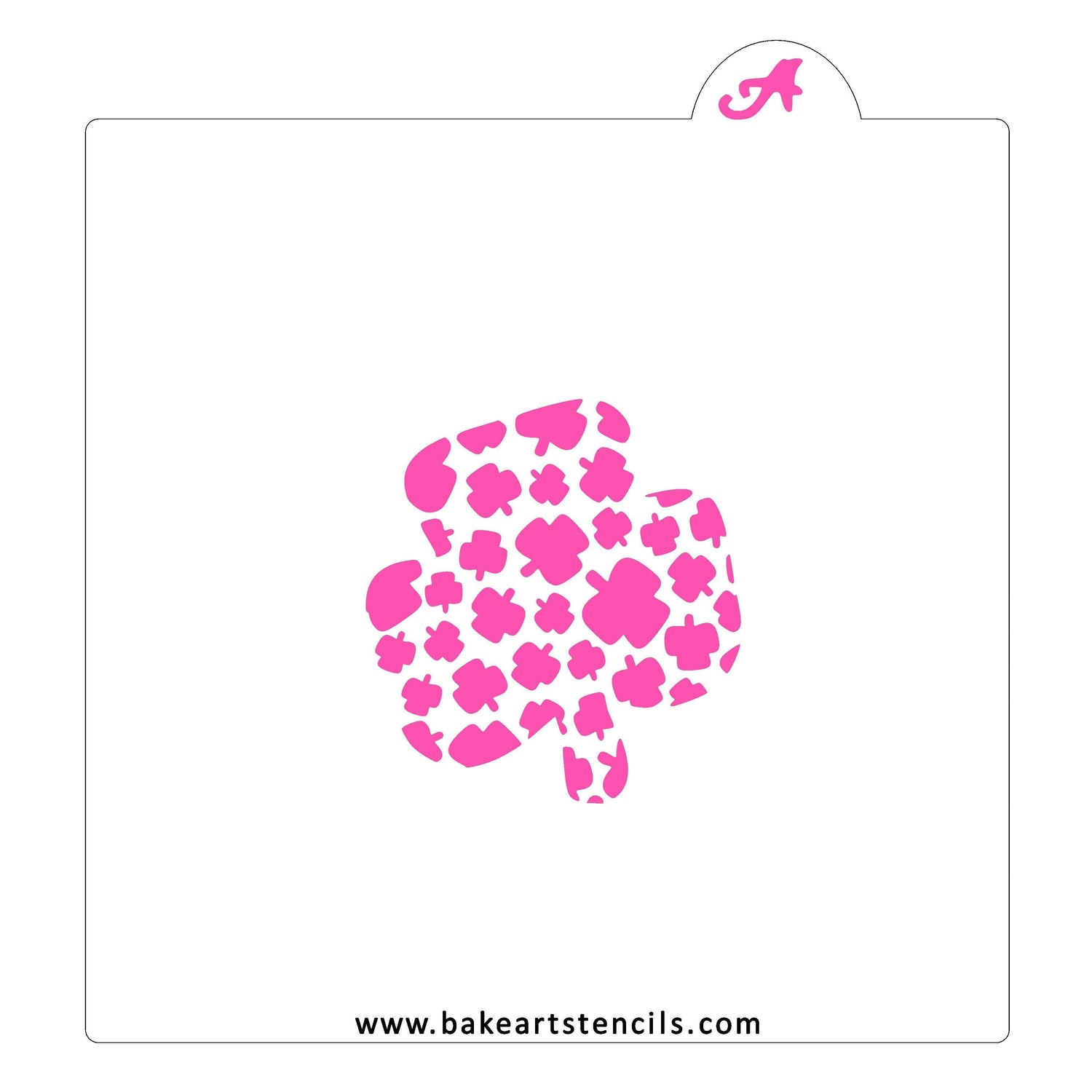 Shaped Shamrock Cookie Stencil