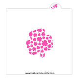 Shaped Shamrock Cookie Stencil