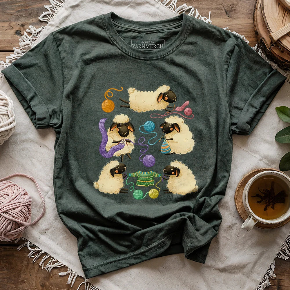 We're Sheep Knitters T-shirt