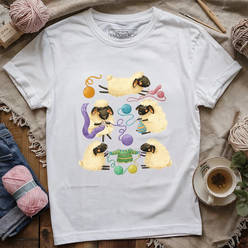 We're Sheep Knitters T-shirt