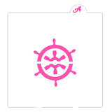 Ship Wheel Cookie Stencil