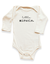 Little Miracle Organic Baby Bodysuit Long Sleeve by Tenth & Pine