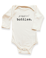 Poppin Bottles Organic Baby Bodysuit Long Sleeve by Tenth & Pine