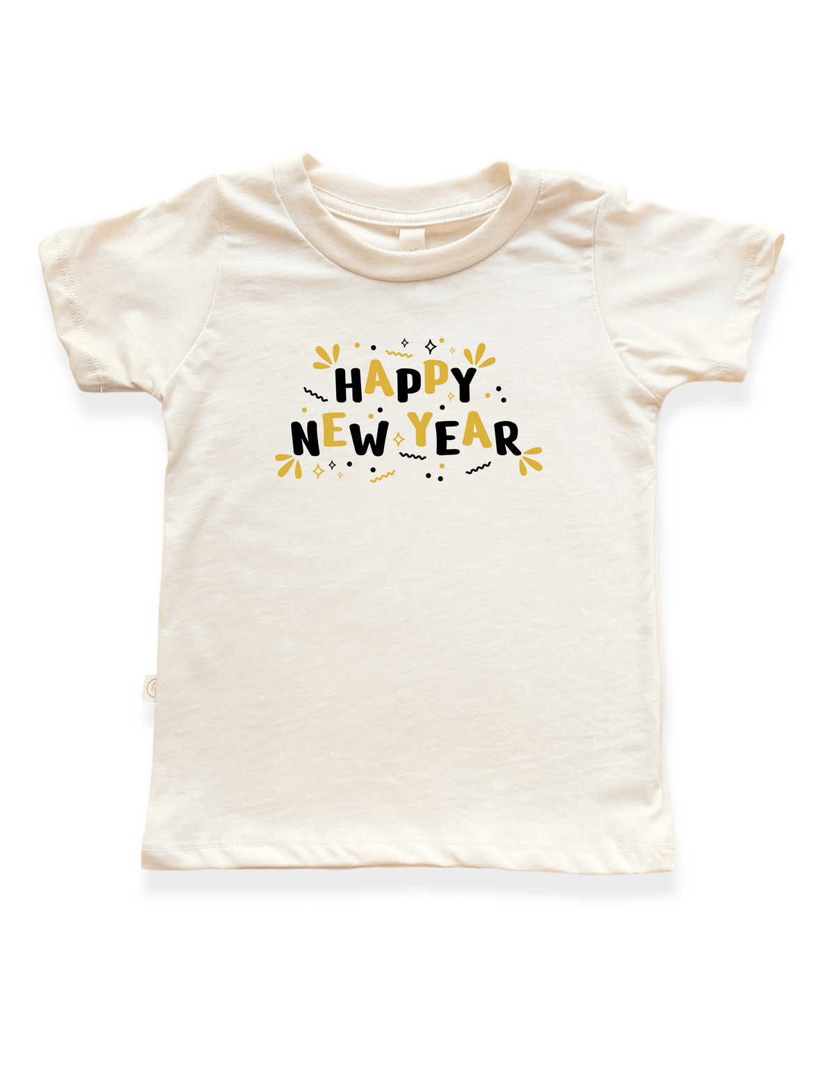 Happy New Year Organic Kids T-Shirt by Tenth & Pine