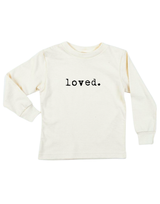 Loved Organic Kids T-Shirt Long Sleeve by Tenth & Pine