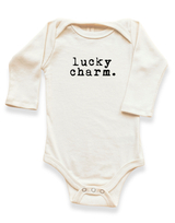 Lucky Charm Organic Baby Bodysuit Long Sleeve by Tenth & Pine