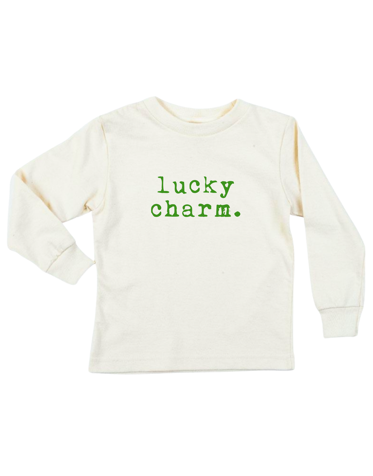 Lucky Charm Organic Kids T-Shirt Long Sleeve by Tenth & Pine, product image 2