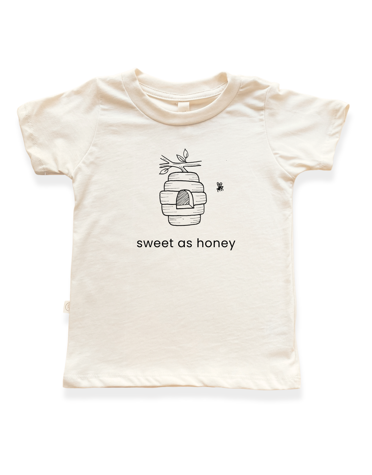 Sweet As Honey Organic Kids T-shirt by Tenth & Pine