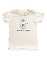 Sweet As Honey Organic Kids T-shirt by Tenth & Pine