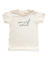 Back To School Organic Kids T-Shirt by Tenth & Pine