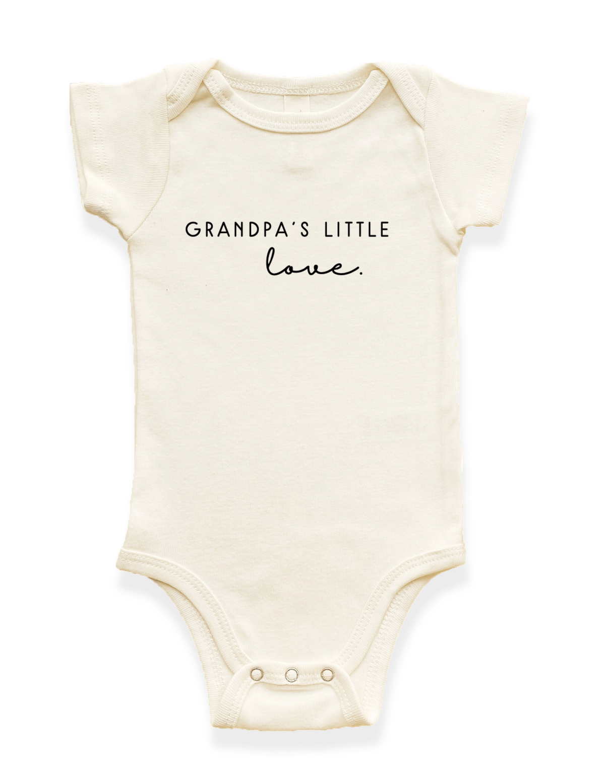 Grandpa's Little Love Organic Baby Bodysuit by Tenth & Pine