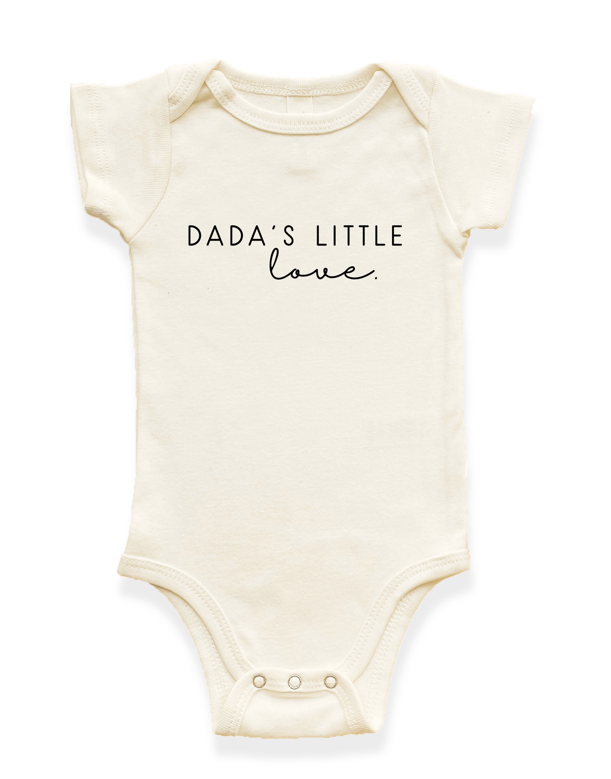 Dada's Little Love Organic Baby Bodysuit by Tenth & Pine