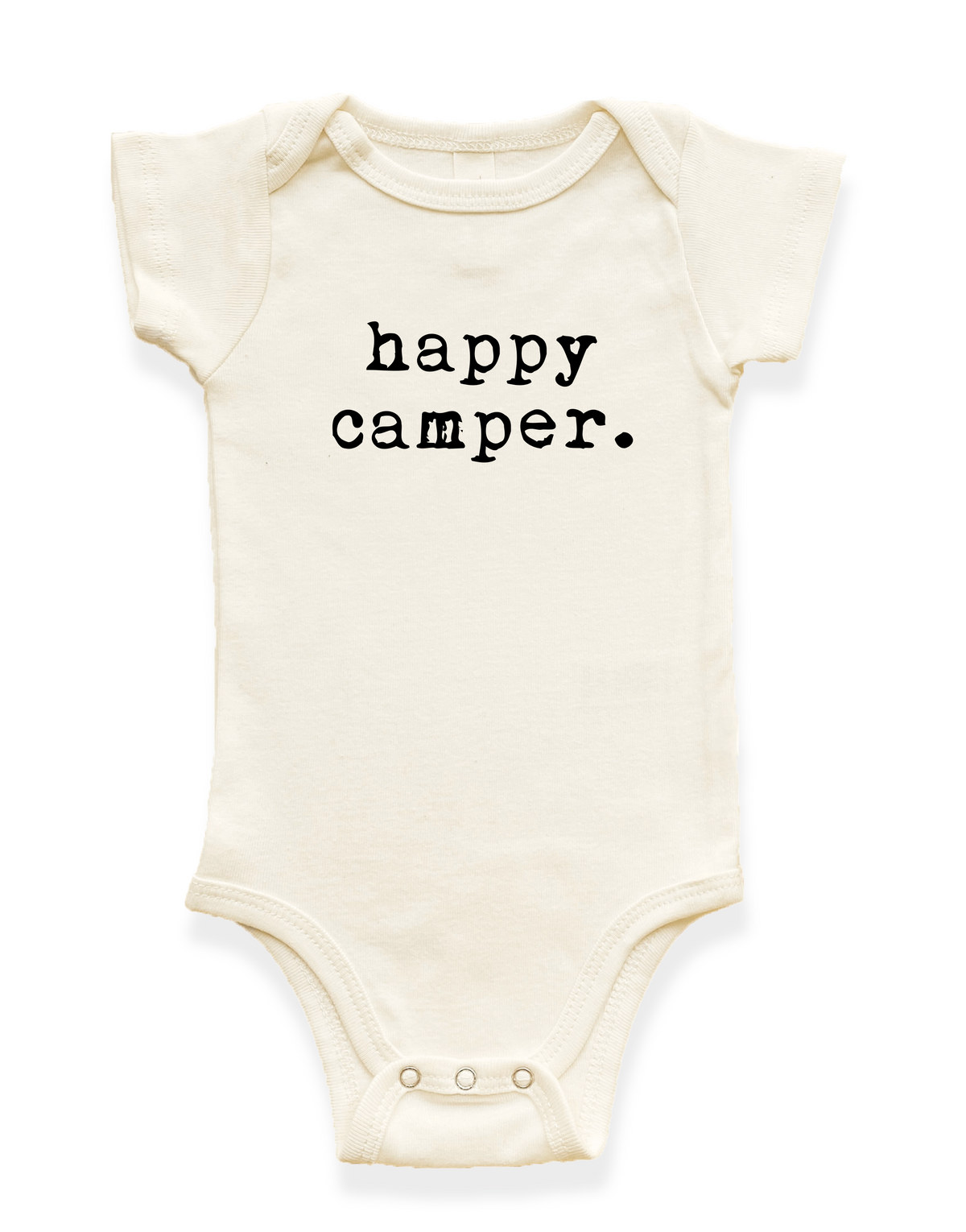 Happy Camper Organic Baby Bodysuit by Tenth & Pine