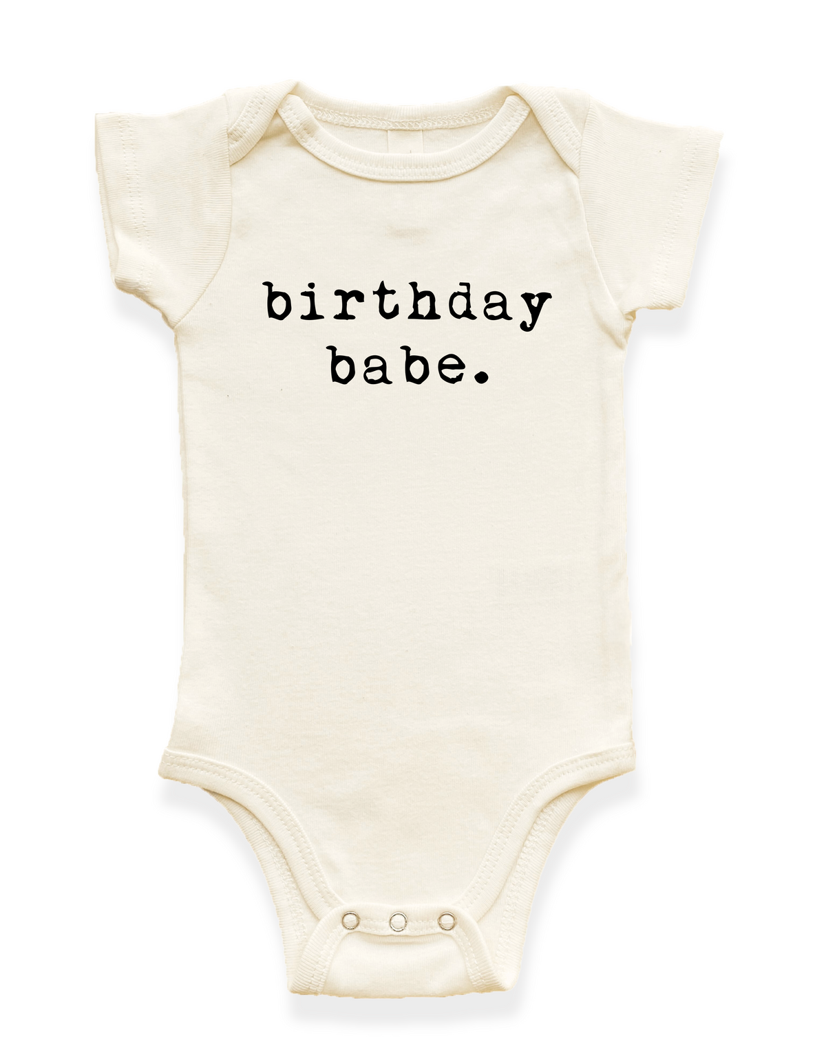 Birthday Babe Organic Baby Bodysuit by Tenth & Pine