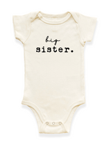 Big Sister Organic Baby Bodysuit by Tenth & Pine