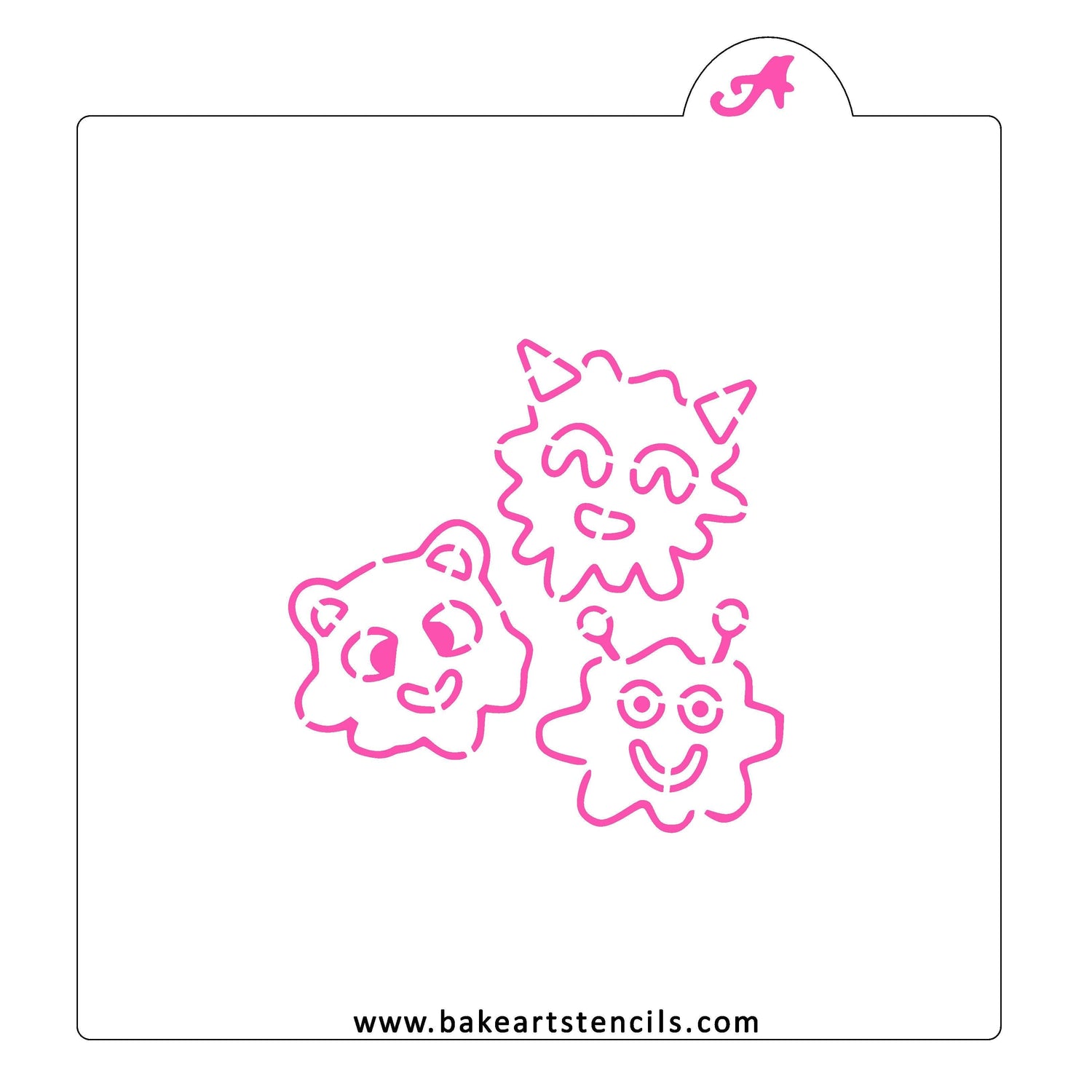 Silly Monsters PYO Cookie Stencil
