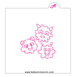 Silly Monsters PYO Cookie Stencil
