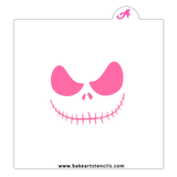Skeleton Face Cookie Stencil