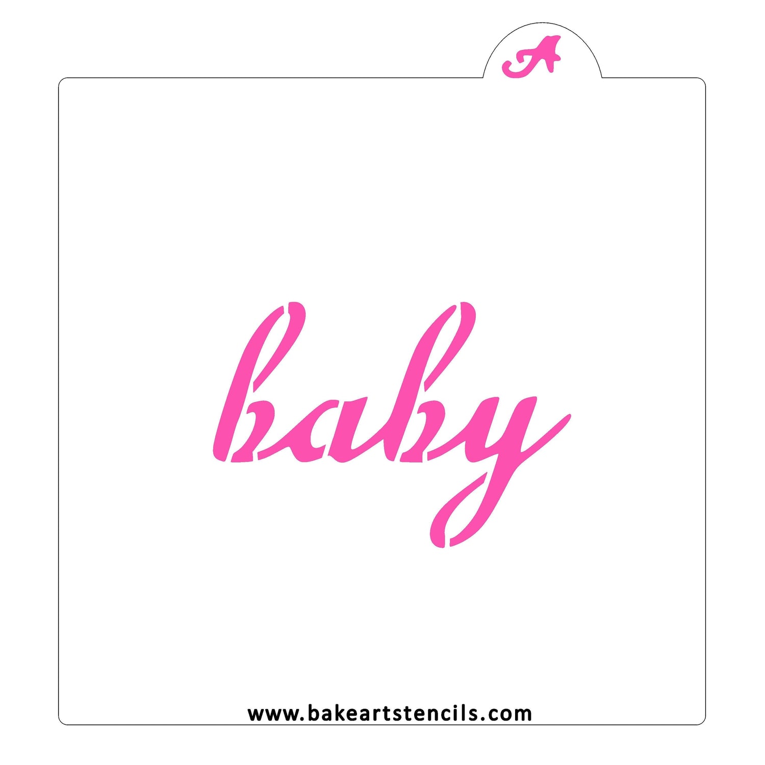 Baby Cookie Stencil