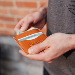 Leather Slim Wallet - USA Made by The Local Branch, product image 2