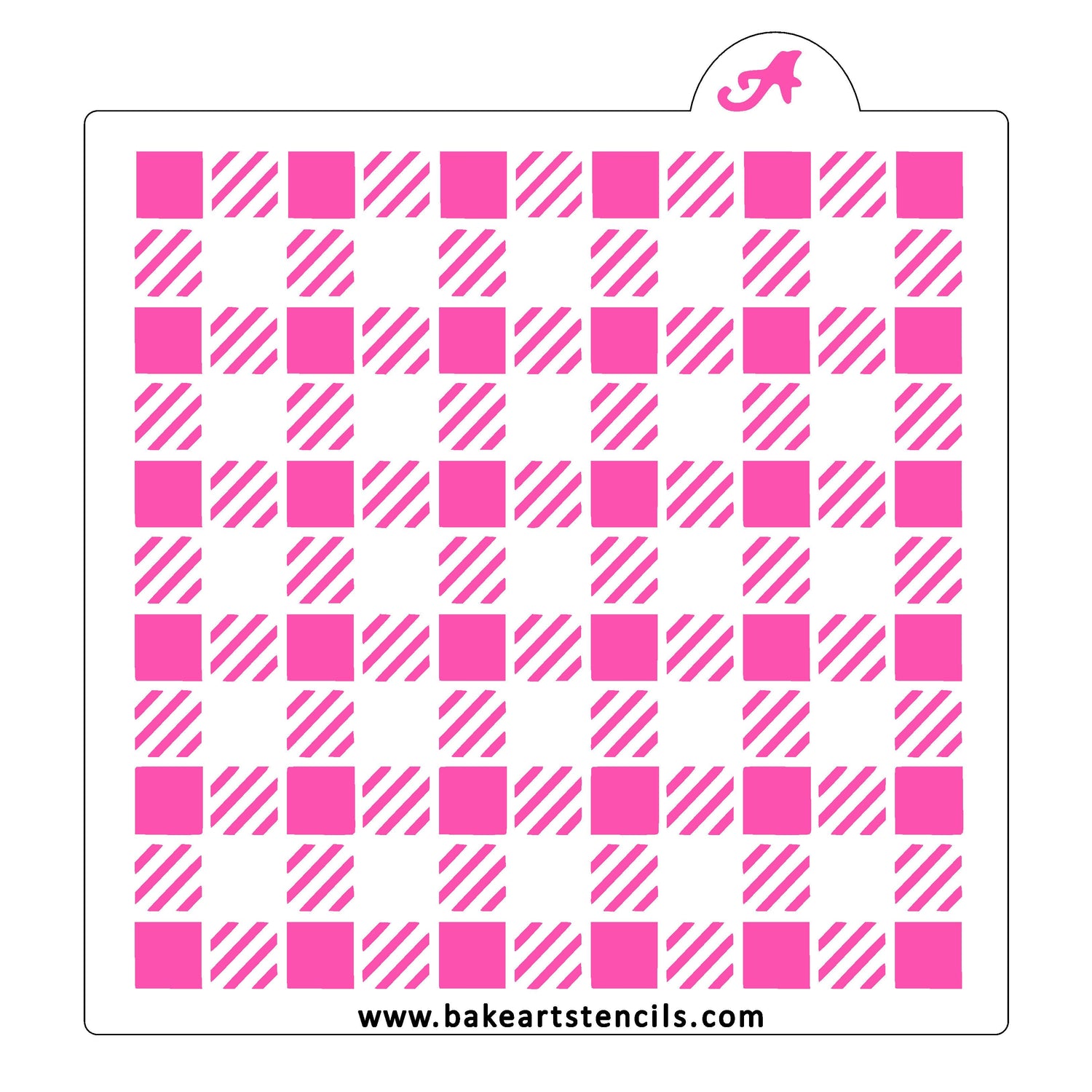 Small Buffalo Plaid Stencil