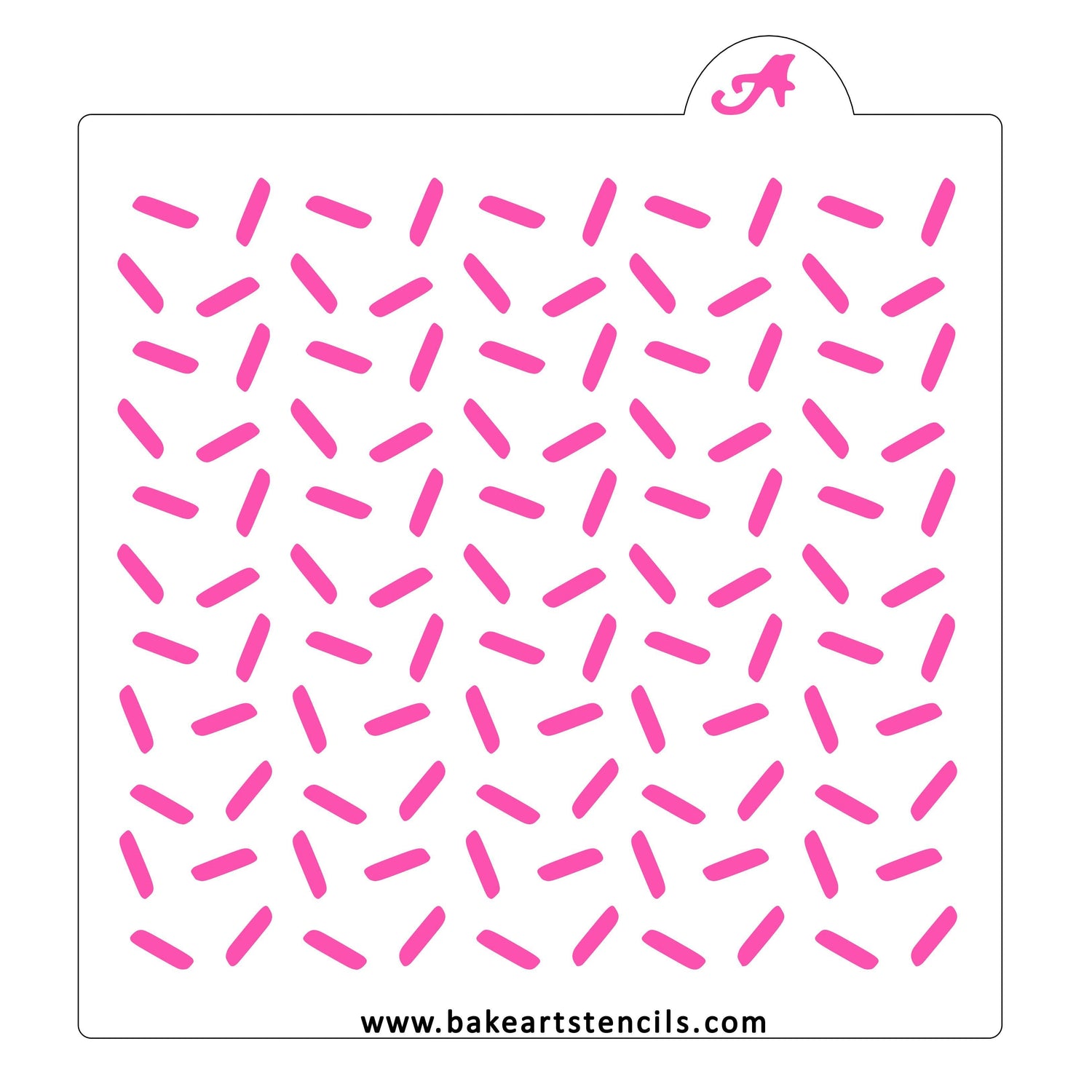 Small Sprinkles Cookie Stencil