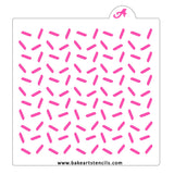 Small Sprinkles Cookie Stencil