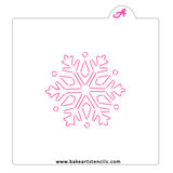 Snowflake PYO Cookie Stencil