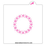Snowflakes Border Cookie Stencil