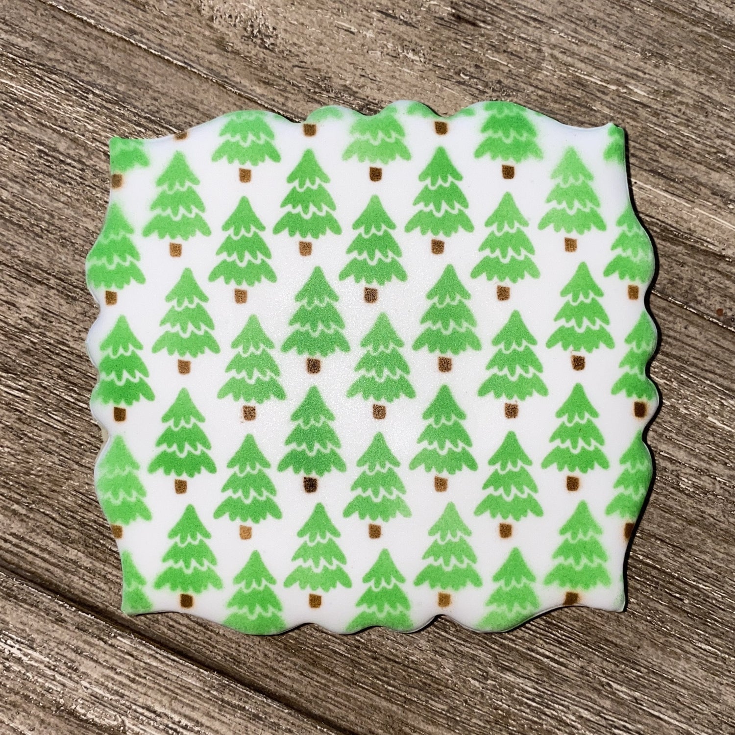 Snowy Trees Pattern Stencil Set