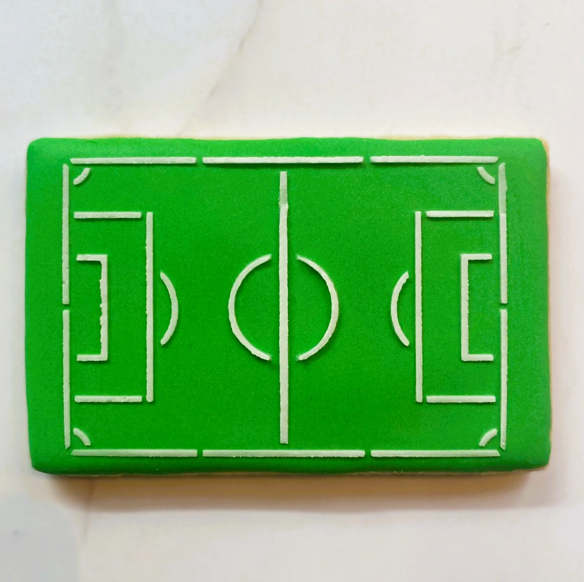 Soccer Field Cookie Stencil