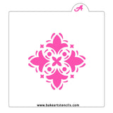 Spanish Tile Cookie Stencil