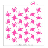 Spiders Pattern Cookie Stencil