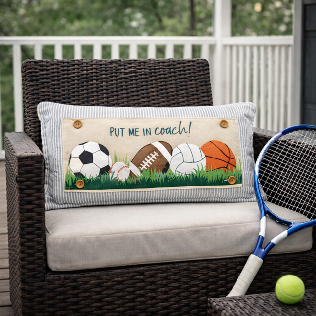ALL SPORTS PANEL ONLY: RECTANGLE All Sports Superbowl Winter Spring Summer Fall Football Basketball, Baseball, Soccer, Volleyball Super Bowl Autumn; SPORTS PANEL