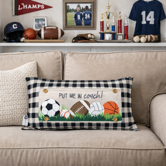 ALL SPORTS PANEL ONLY: RECTANGLE All Sports Superbowl Winter Spring Summer Fall Football Basketball, Baseball, Soccer, Volleyball Super Bowl Autumn; SPORTS PANEL