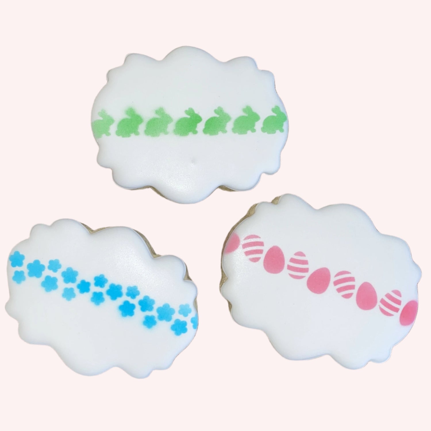 Spring Into Easter Garland Stencil