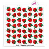Strawberry Stencil Set