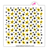 Stacked Stars Pattern Stencil Set
