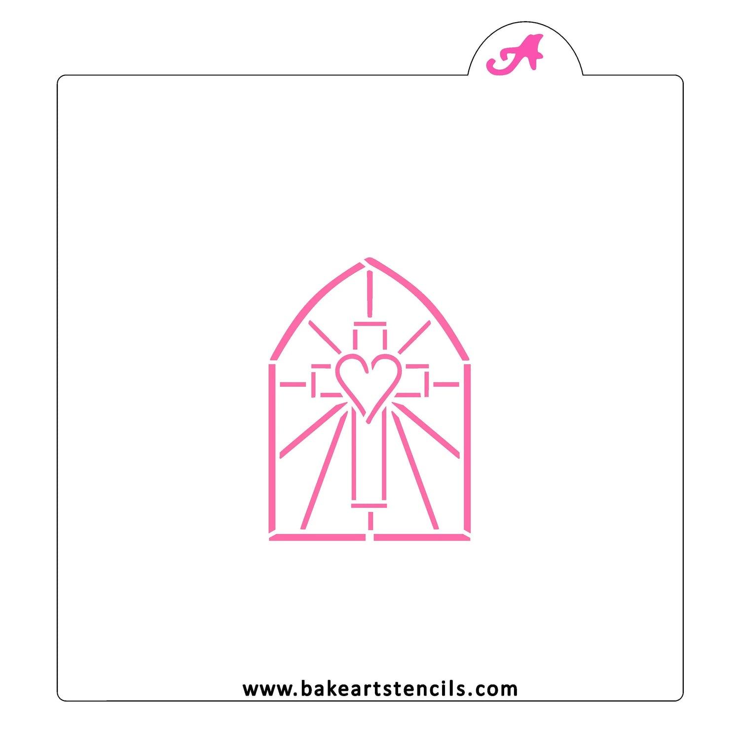 Stained Glass Cross PYO Stencil