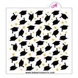 Star Grad Cookie Stencil Set