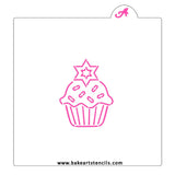 Star of David Cupcake PYO Cookie Stencil
