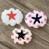 Starfish Silhouettes Cookie Stencil