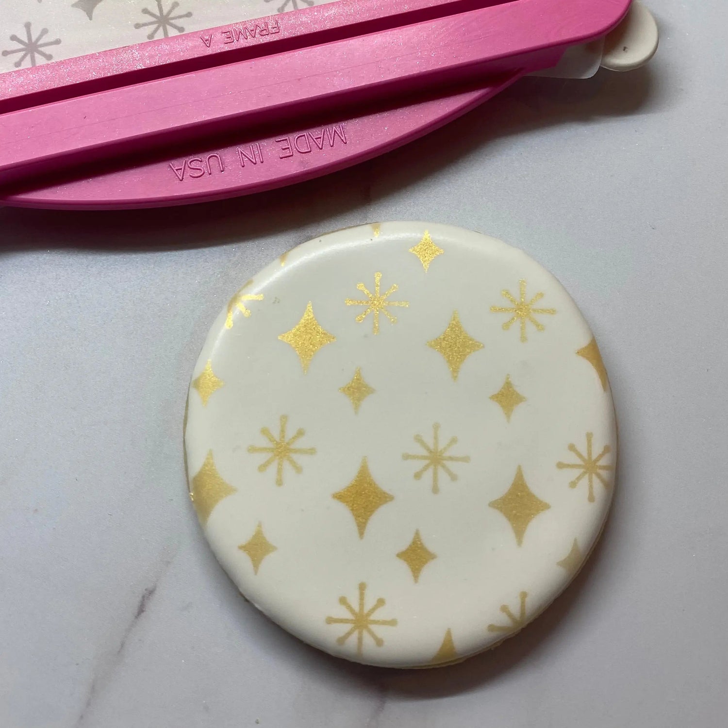 Starflakes Cookie Stencil