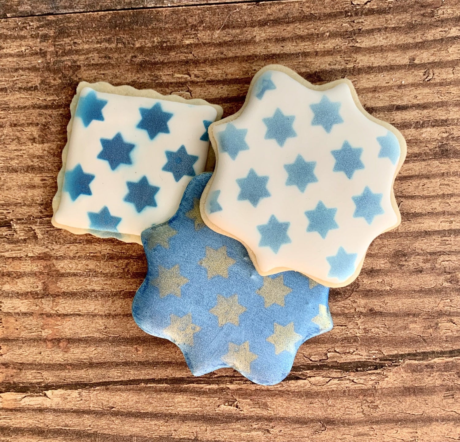 Stars of David Pattern Stencil