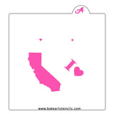 State of California Cookie Stencil