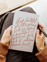 Hardcover Journal: Stay Faithful