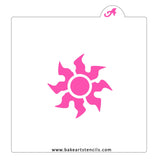 Sun Sparks Cookie Stencil