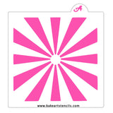 Sunburst Cookie Stencil